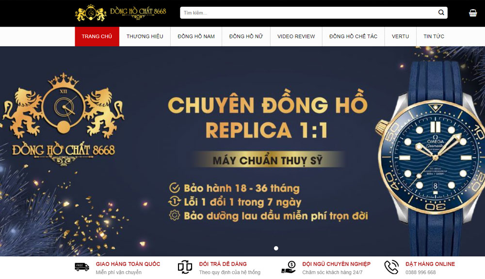 Đồng Hồ Chất Lượng 8668 - Nhà Phân Phối Rolex Super Fake Replica 1:1 tại HCM, Hà Nội, Hải Phòng