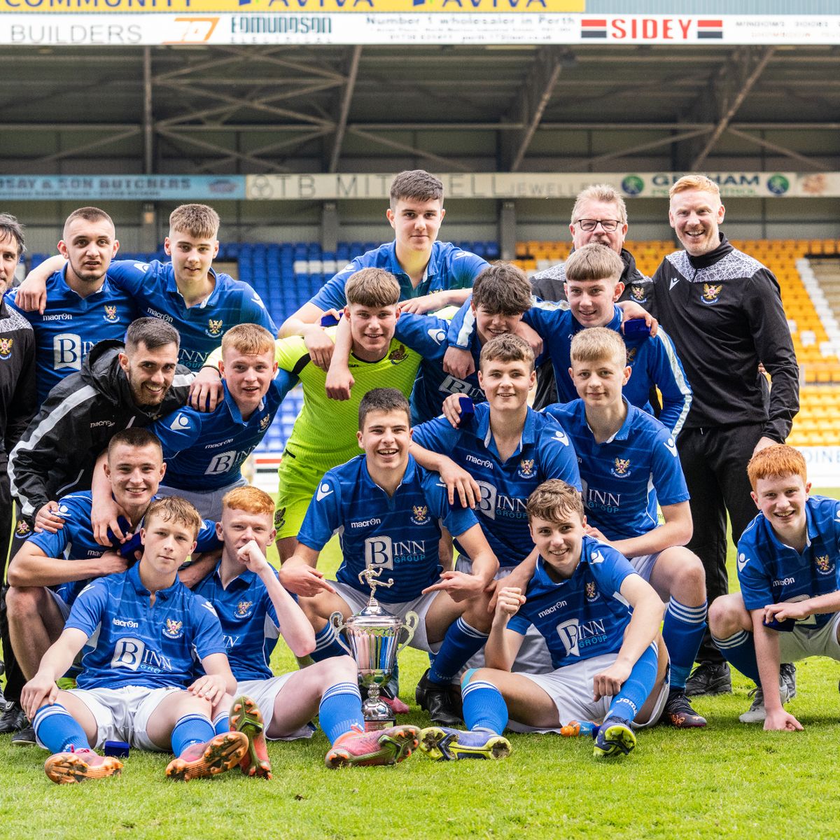 St Johnstone youths spark special celebratory scenes at McDiarmid Park by winning national silverware - Daily Record
