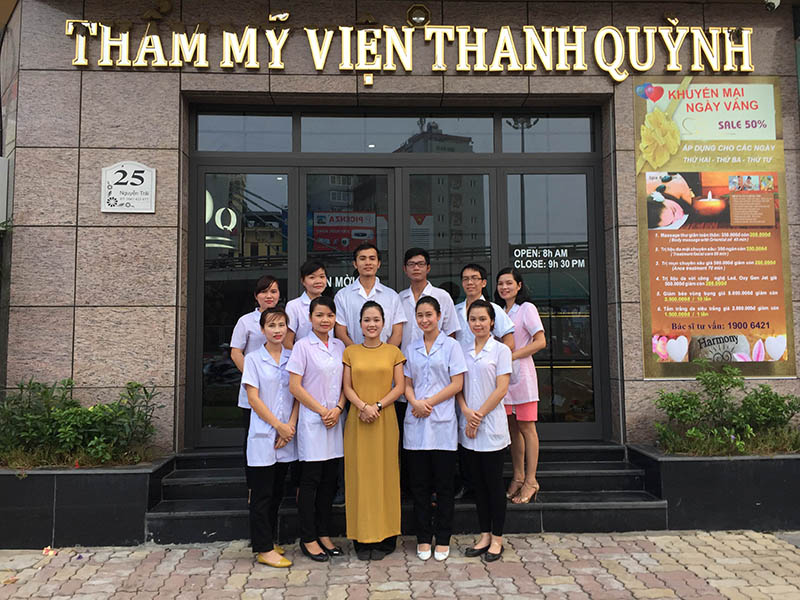 Thẩm mỹ viện Thanh Quỳnh sở hữu đội ngũ y bác sĩ dày dặn kinh nghiệm